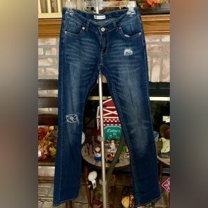 🤩3/$10 Levi’s Girls 711 Skinny Jeans Distressed Size 16